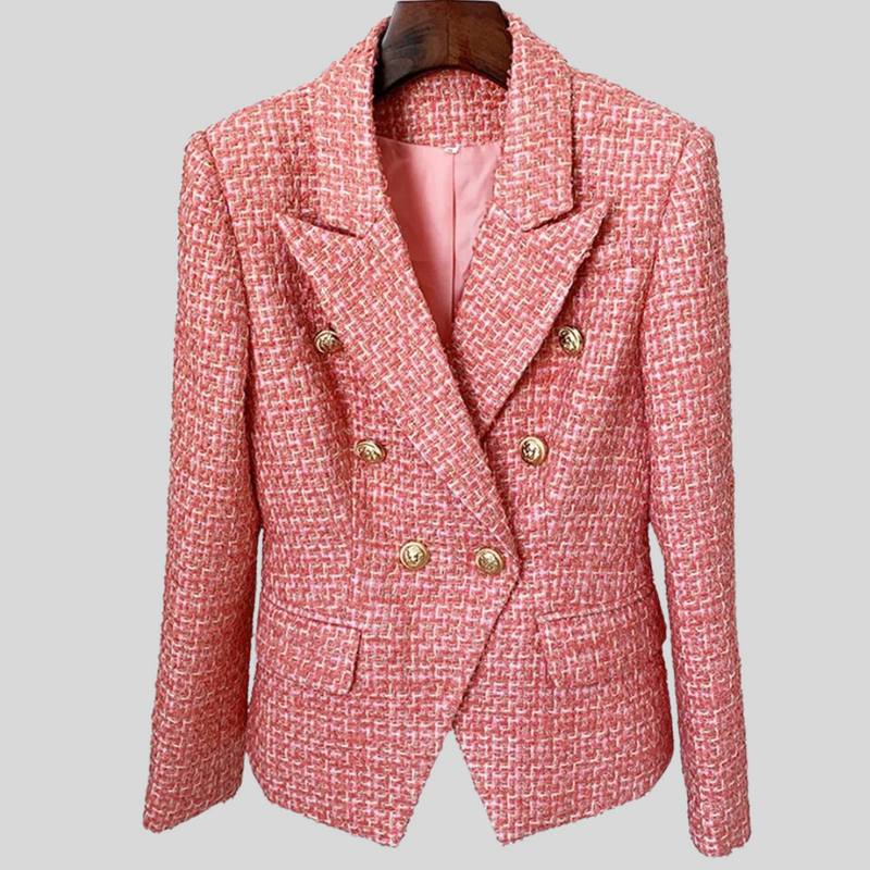 Blazer Lara Tweed Vermelho