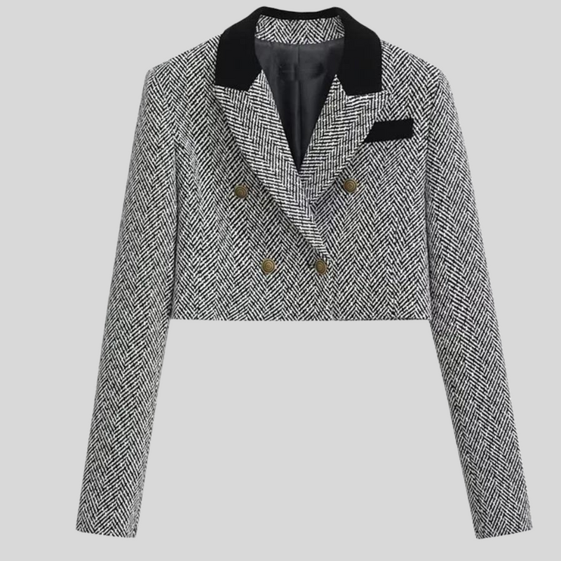 Blazer Curto Tweed Fabi