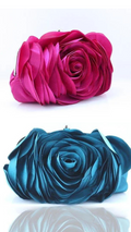 Kit 02 Peças Bolsa Clutch  Rosas Cores Variadas