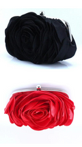 Kit 02 Peças Bolsa Clutch  Rosas Cores Variadas