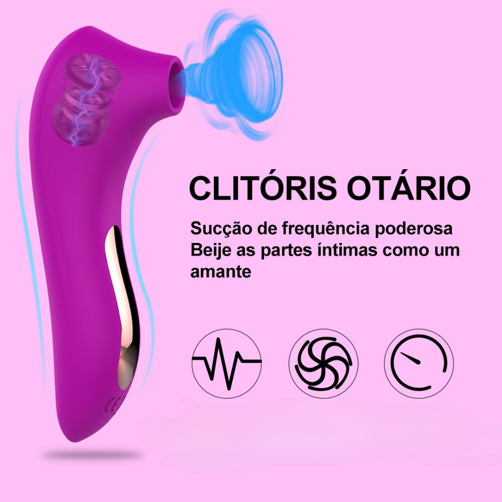 Vibrador Sucção de Clitóris