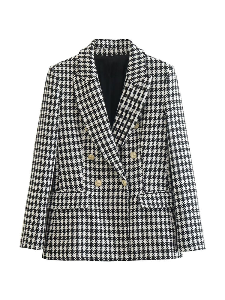 Blazer Pied Poule Majô