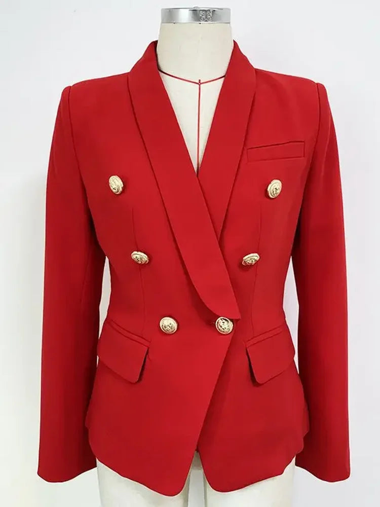 Blazer Vermelho  e Branco Vivian