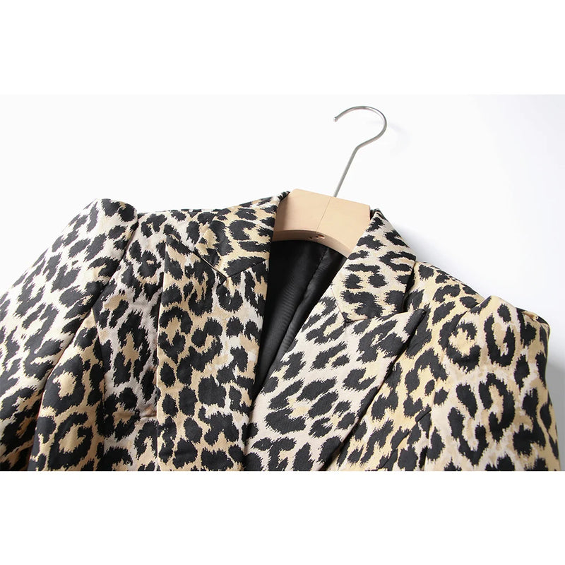 Blazer Onça Animal Print