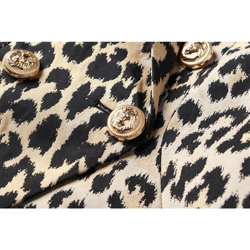 Blazer Onça Animal Print