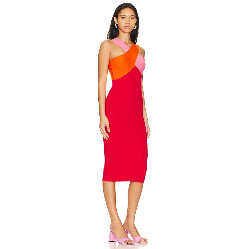 Vestido Vermelho Midi Lavínia