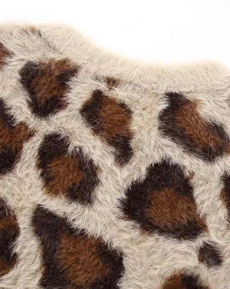 Casaco Cardigan Leopardo