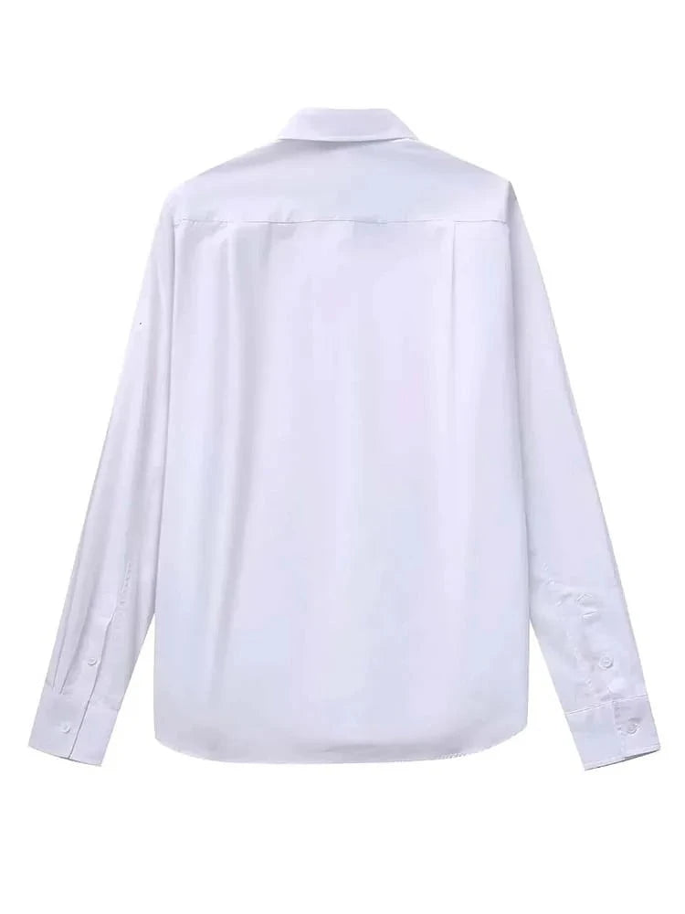 Camisa Branca com Aplicações Lígia