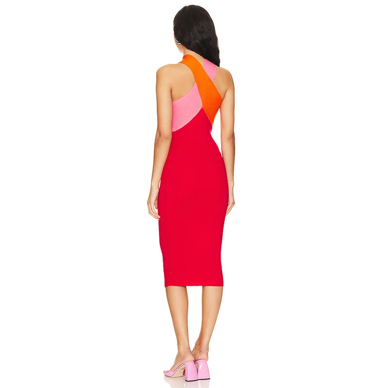 Vestido Vermelho Midi Lavínia