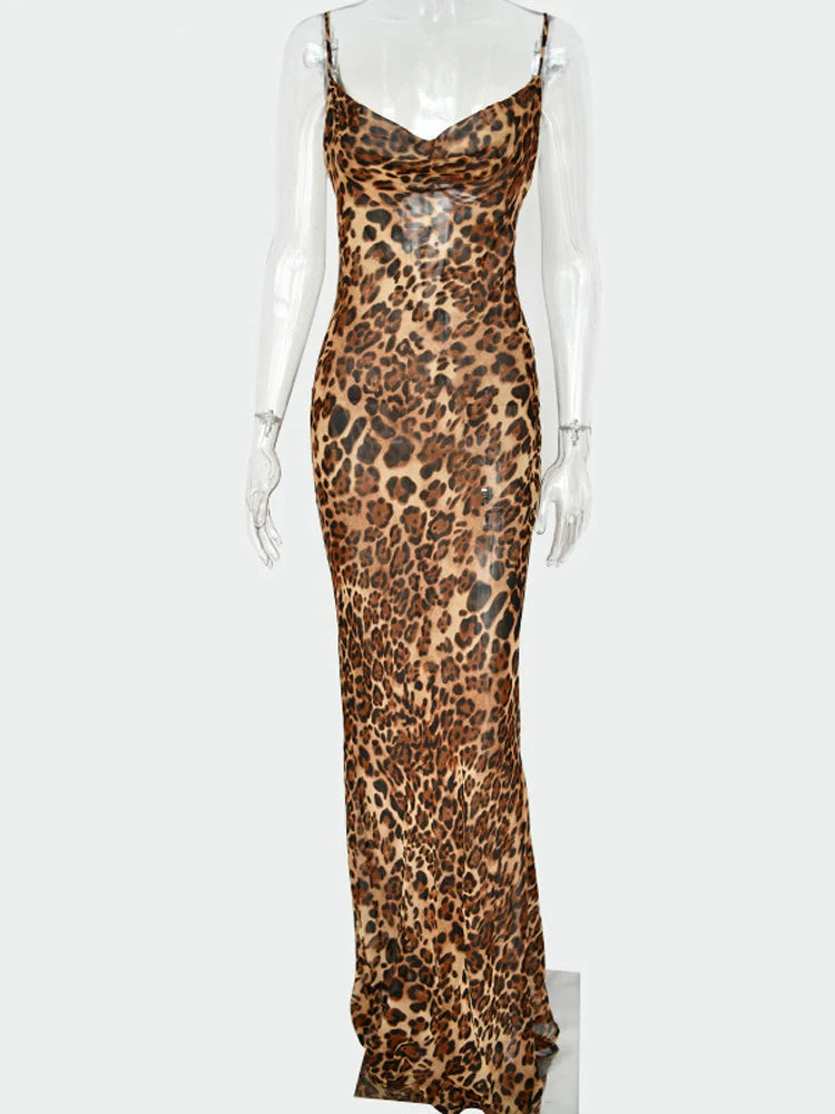 Vestido Leopardo Transparency