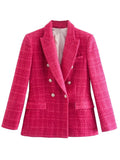 Blazer Mariah (Verde e Rosa Pink)